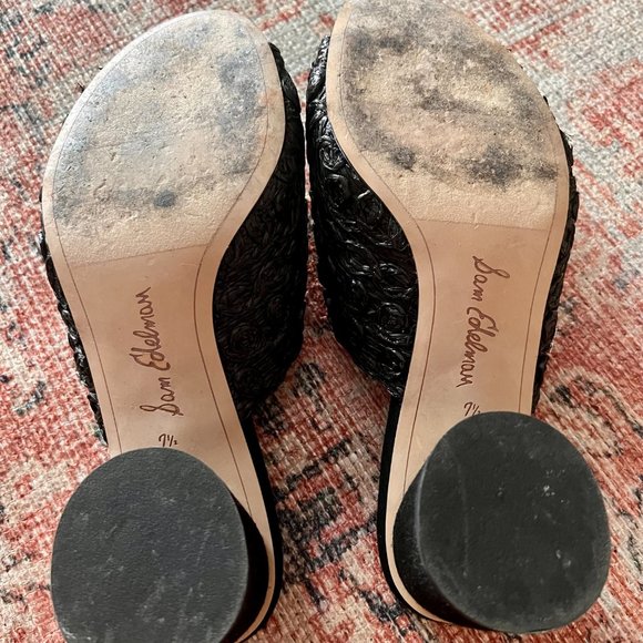 Sam Edelman black leather summer/fall sandals, EUC, worn ONCE, GREAT FIND! - Picture 5 of 5